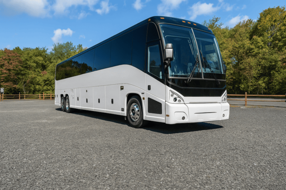 Charter Bus Rental Waltham 56 Passenger Charter Bus